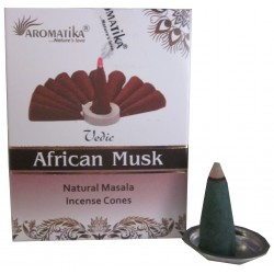Encens cônes African Musk "Védic Aromatika"