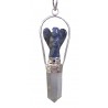 Pendule Ange sodalite cristal de roche